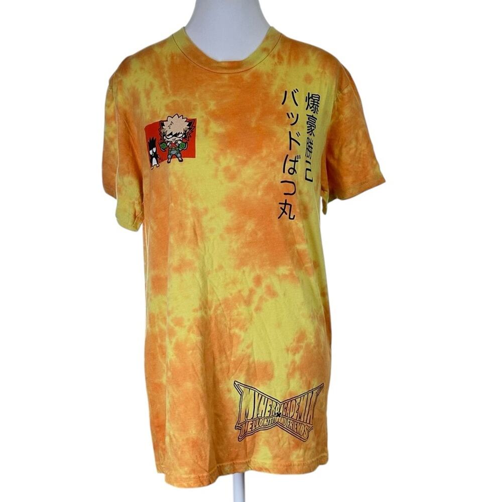 My Hero Academia Hello Kitty and Friends Tie Dye Tee Shirt Size Small